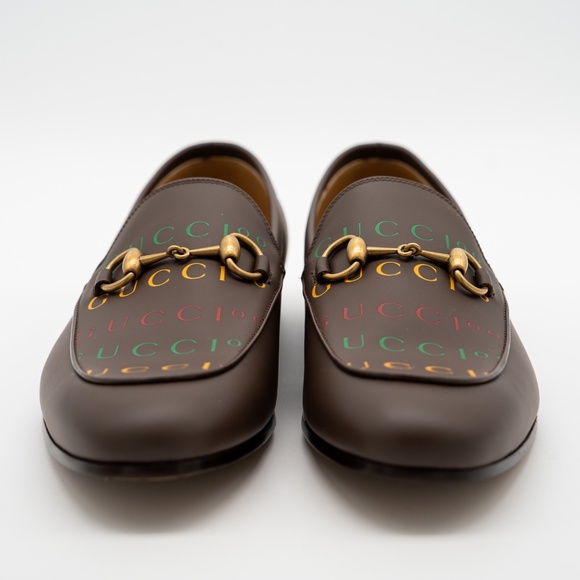 size 7.5G 8 US Gucci 100 Anniversary Loafers Horsebit Jordaan Brown Leather main image 8